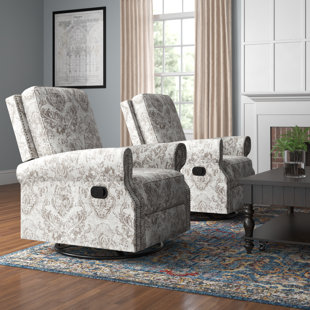 Bolero gray swivel glider recliner hot sale